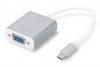 Kabel adapter DIGITUS VGA 1080p FHD na USB 3.0 Typ C, aluminiowy